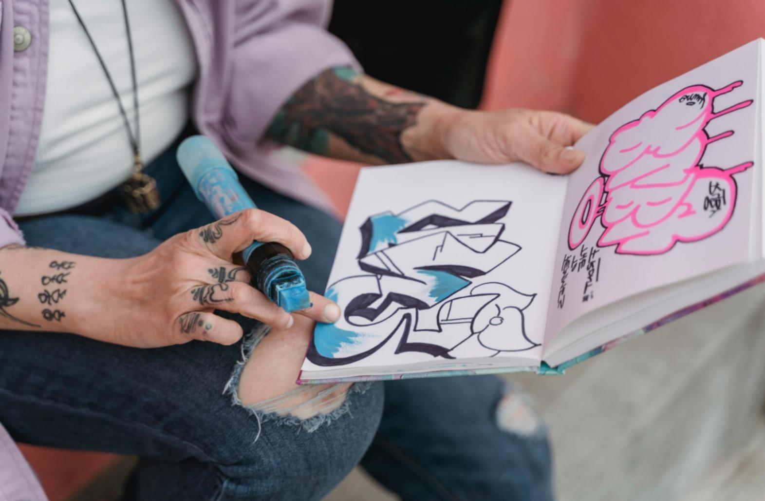 Ілюстрація студента демонструє застосування навчених технік композиції та кольору